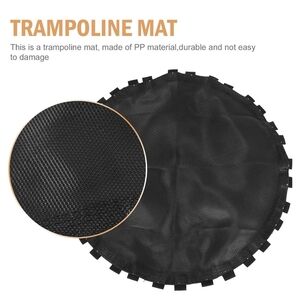 Black Trampoline Mat
